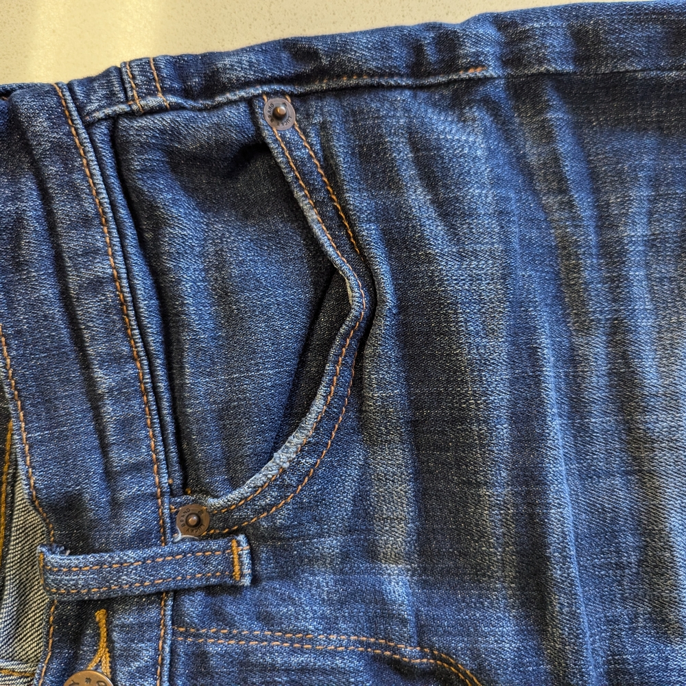 Lucky Brand | Size 24/00 | Blue Jean Shorts Classic Cut-Off Style - Picture 4 of 12